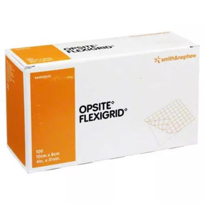 OPSITE Flexigrid transparent sårbandage 8x10 cm steril, 100 stk OPSITE Flexigrid transparent sårbandage 8x10 cm steril, 100 stk