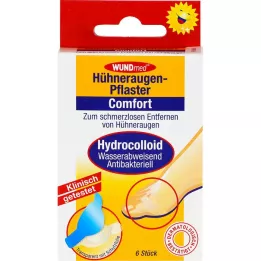 HÜHNERAUGENPFLASTER Comfort hydrokolloid, 6 stk