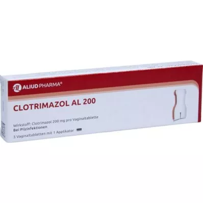 CLOTRIMAZOL AL 200 vaginaltabletter, 3 stk