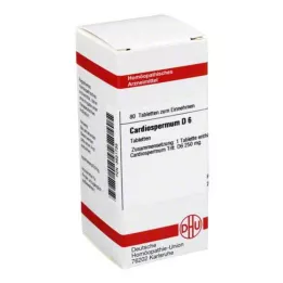 CARDIOSPERMUM D 6 tabletter, 80 kapsler