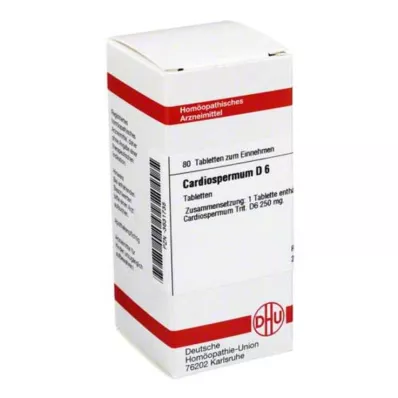DHU Cardiospermum D 6 tabletter, 80 stk