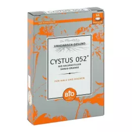 CYSTUS 052 Økologiske halspastiller med honning og appelsin, 66 stk