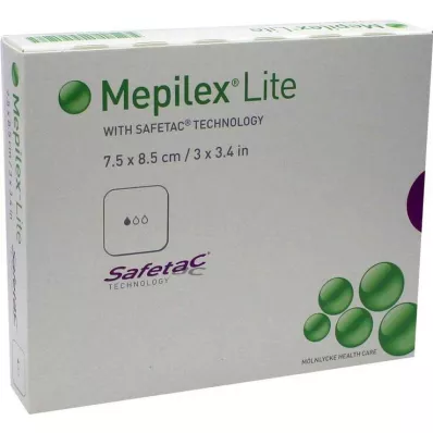 MEPILEX Lite skumbandage 7,5x8,5 cm steril, 5 stk MEPILEX Lite skumbandage 7,5x8,5 cm steril, 5 stk