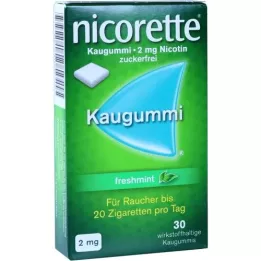 NICORETTE 2 mg freshmint tyggegummi, 30 stk