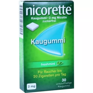 NICORETTE 2 mg freshmint tyggegummi, 30 stk