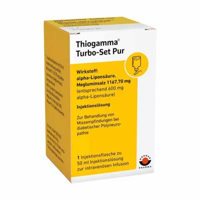 THIOGAMMA Turbo-sæt rene injektionsflasker, 50 ml
