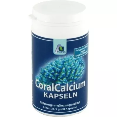 CORAL CALCIUM Kapsler 500 mg, 60 stk