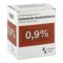 KOCHSALZLÖSUNG 0,9% plast amp.Fresenius, 20X20 ml