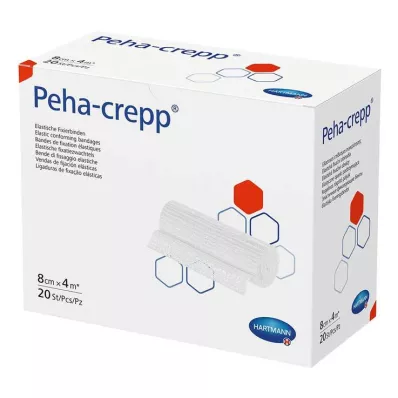 PEHA CREPP Fikseringsbandage 8 cmx4 m, 20 stk