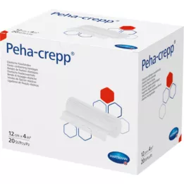 PEHA CREPP Fikseringsbandage 12 cmx4 m, 20 stk