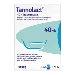 TANNOLACT Tilsætningsstof til bad, 10X10 g