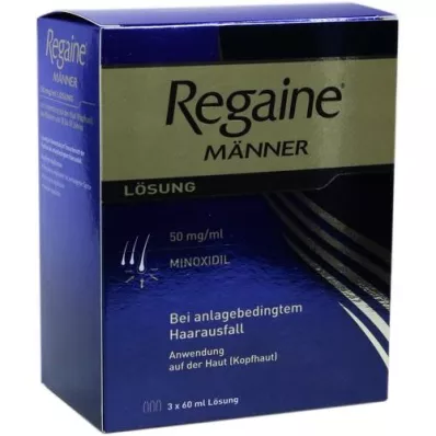 REGAINE Opløsning til mænd, 3X60 ml