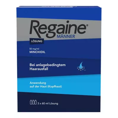 REGAINE Opløsning til mænd, 3X60 ml