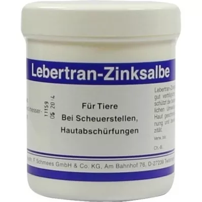 LEBERTRAN ZINKSALBE dyrlæge, 100 g