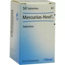 MERCURIUS HEEL S-tabletter, 50 stk