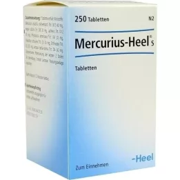 MERCURIUS HEEL S-tabletter, 250 stk