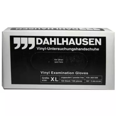 VINYL Handsker uden pudder størrelse XL, 100 stk