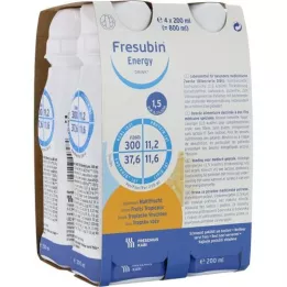 FRESUBIN ENERGY DRINK Multifrugt drikkeflaske, 4X200 ml