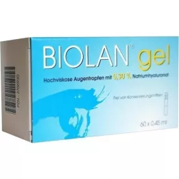 BIOLAN Gel øjendråber, 60X0,45 ml