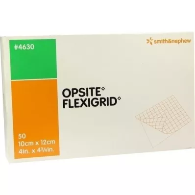 OPSITE Flexigrid transparent sårbandage 10x12 cm steril, 50 stk