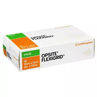 OPSITE Flexigrid transparent sårbandage 10x12 cm steril, 50 stk