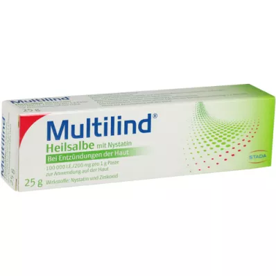 MULTILIND Helende salve med nystatin og zinkoxid, 25 g