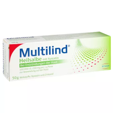 MULTILIND Helende salve med nystatin og zinkoxid, 50 g