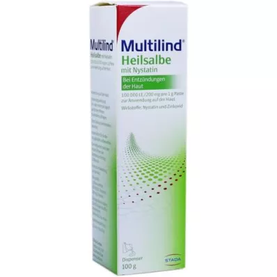 MULTILIND Helende salve med nystatin og zinkoxid, 100 g