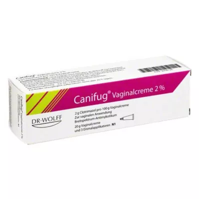 CANIFUG Vaginalcreme 2% med 3 påføringer, 20 g