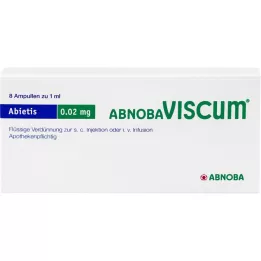 ABNOBAVISCUM Abietis 0,02 mg ampuller, 8 stk