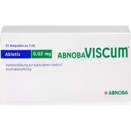 ABNOBAVISCUM Abietis 0,02 mg ampuller, 21 stk