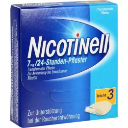 NICOTINELL 7 mg/24-timers plaster 17,5 mg, 7 stk