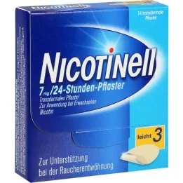 NICOTINELL 7 mg/24-timers plaster 17,5 mg, 14 stk