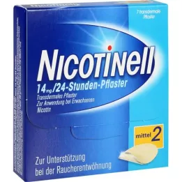 NICOTINELL 14 mg/24-timers plaster 35 mg, 7 stk