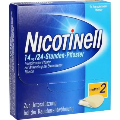 NICOTINELL 14 mg/24-timers plaster 35mg, 14 stk