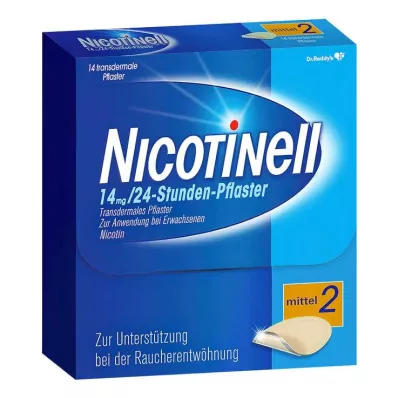 NICOTINELL 14 mg/24-timers plaster 35mg, 14 stk