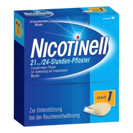 NICOTINELL 21 mg/24-timers plaster 52,5 mg, 14 stk