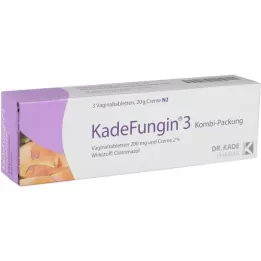 KADEFUNGIN 3 Combip.20 g creme+3 vaginaltabletter, 1 stk