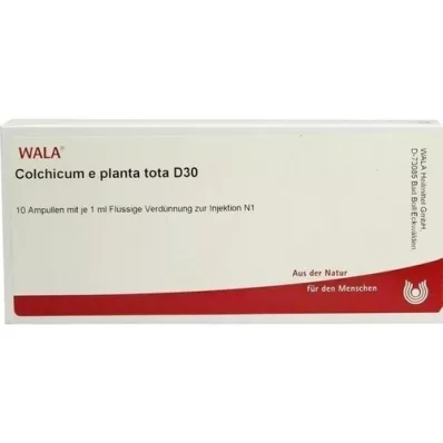 COLCHICUM E planta tota D 30 ampuller, 10X1 ml