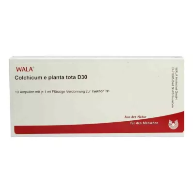 COLCHICUM E planta tota D 30 ampuller, 10X1 ml COLCHICUM E planta tota D 30 ampuller, 10X1 ml