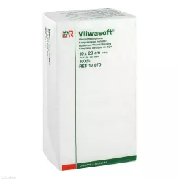 VLIWASOFT Ikke-vævede kompresser 10x20 cm usterile 4l, 100 stk