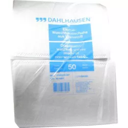 WASCHHANDSCHUHE Fleece 14,5x22 cm, 50 stk