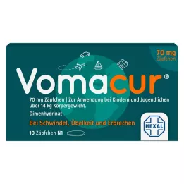 VOMACUR 70 suppositorier, 10 stk