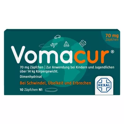 VOMACUR 70 suppositorier, 10 stk