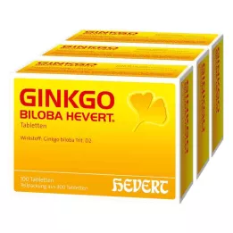 GINKGO BILOBA HEVERT Tabletter, 300 stk