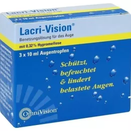 LACRI-VISION Øjendråber, 3X10 ml