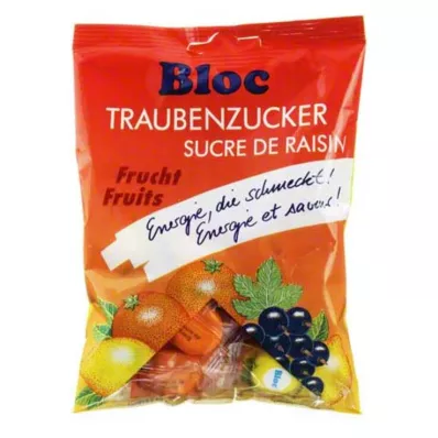 BLOC Dextrose frugtblanding Btl, 75 g BLOC Dextrose frugtblanding Btl, 75 g