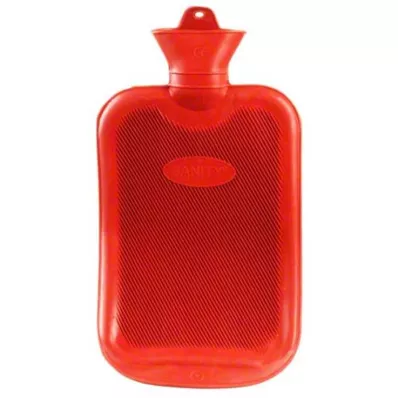 WÄRMFLASCHE Gummi 2 l dobbelt lamel, 1 stk