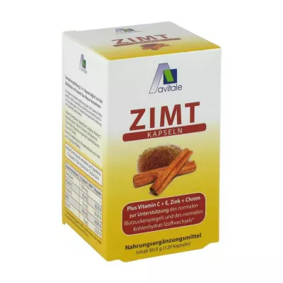 ZIMT KAPSELN 500 mg+Vitamin C+E, 120 stk ZIMT KAPSELN 500 mg+Vitamin C+E, 120 stk