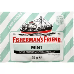 FISHERMANS FRIEND sukkerfri pastiller med mynte, 25 g